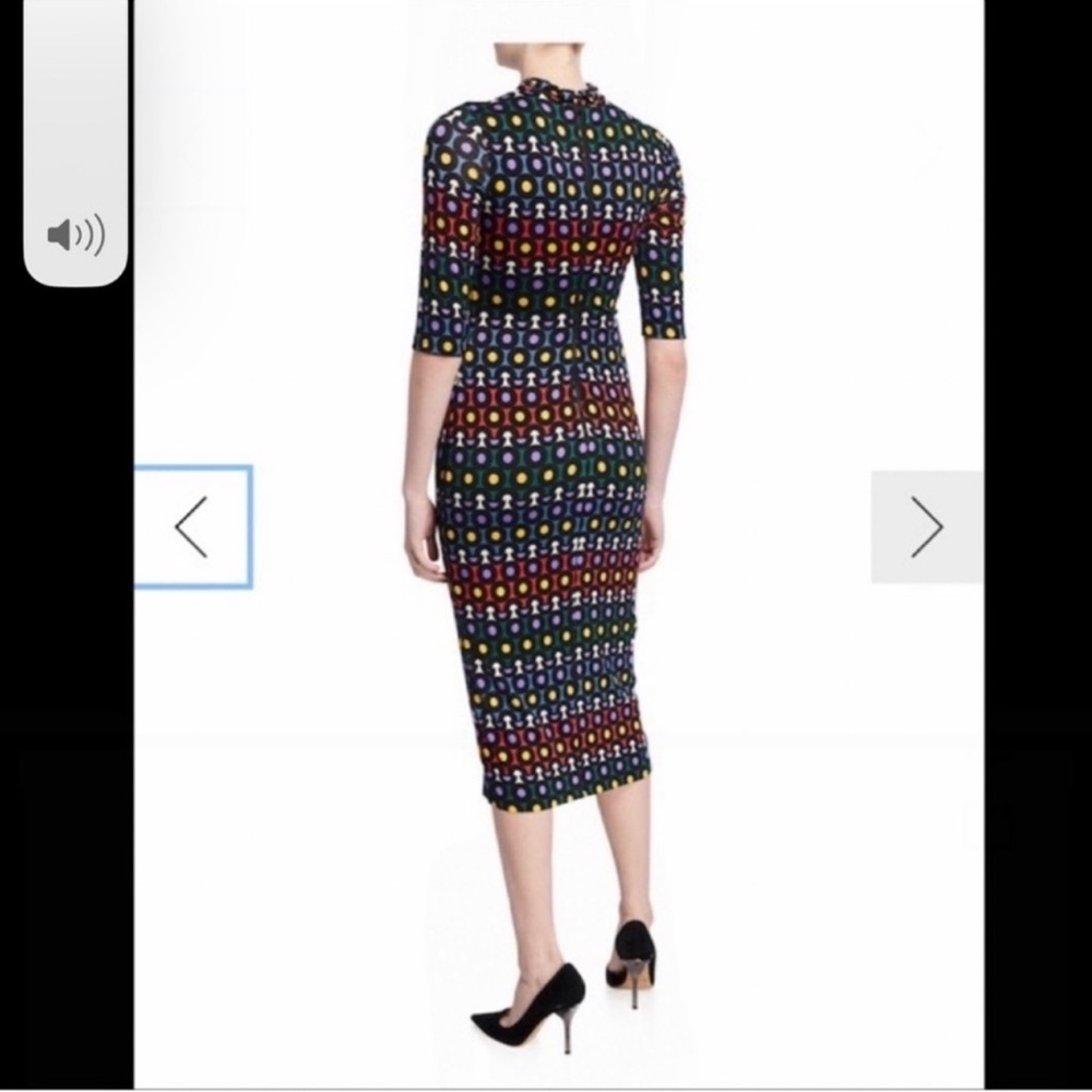 Alice and Olivia “Delora Rainbow Dot Geometric Dress" - Picture 11 of 11